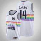 Denver Nuggets #14 Gary Harris White basketball  Jersey City