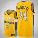 Denver Nuggets #24 Mason Plumlee Yellow Jersey