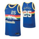 Denver Nuggets #25 Malik Beasley Blue Hardwood Classics basketball  Jersey