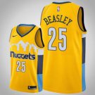 Denver Nuggets #25 Malik Beasley Yellow Jersey
