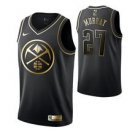 Denver Nuggets #27 Jamal Murray Black Golden Jersey