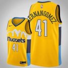 Denver Nuggets #41 Juan Hernangomez Yellow Jersey