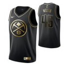 Denver Nuggets #45 Thomas Welsh Black Golden Jersey
