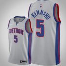 Detroit Pistons #5 Luke Kennard Graytatement Jersey