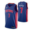 Detroit Pistons #7 Thon Maker Blue Icon basketball  Jerseytitched