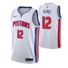 Detroit Pistons #12 Louis King White Jersey