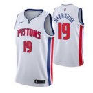 Detroit Pistons #19vi Mykhailiuk White Jersey