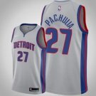 Detroit Pistons #27 Zaza Pachulia Graytatement Jersey