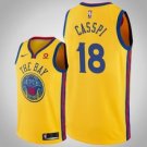 Goldentate Warriors #18 Omri Casspi Gold Jersey - City