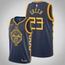 Goldentate Warriors #23 Draymond Green Navy City  Jersey