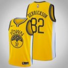 Goldentate Warriors #32 Marcus Derrickson Gold Earned  Jersey
