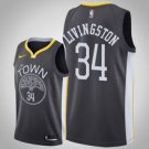 Goldentate Warriors #34haun Livingston Blacktatement Jersey