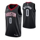 Houston Rockets #0 Russell Westbrook Black basketball  Jersey
