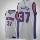 Detroit Pistons #37 Reggie Hearn Graytatement Jersey