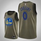 Goldentate Warriors #0 DeMarcus Cousins Olive Jersey Camo