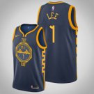 Goldentate Warriors #1 Damion Lee Navy City  Jersey
