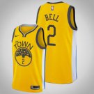 Goldentate Warriors #2 Jordan Bell Gold Earned  Jersey