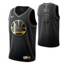 Goldentate Warriors #4 Quinn Cook Black Golden  Jersey
