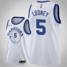 Goldentate Warriors #5 Kevon Looney White Jersey Classic