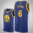 Goldentate Warriors #6 Nick Young Royal Icon  Jersey