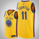 Goldentate Warriors #11 Klay Thompson Gold Jersey - City