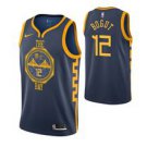 Goldentate Warriors #12 Andrew Bogut Navy City  Jersey
