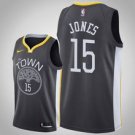 Goldentate Warriors #15 Damian Jones Blacktatement Jersey