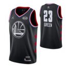 Goldentate Warriors #23 Draymond Green Black All-Star Game Jersey