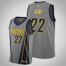 Indiana Pacers #22 T. J. Leaf Gray Jersey City