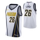 Indiana Pacers #26 Jeremy Lamb White Earned  Jersey