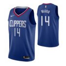 Los Angeles Clippers #14 Terance Mann Blue Icon  Jersey