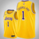 Los Angeles Lakers #1 Kentavious Caldwell-Pope Gold Icon  Jersey