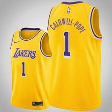 Los Angeles Lakers #1 Kentavious Caldwell-Pope Gold Icon  Jersey
