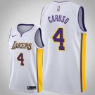 Los Angeles Lakers #4 Alex CarusoWhite  Jersey