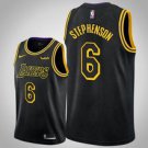 Los Angeles Lakers #6 Lancetephenson Black Jersey City