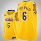 Los Angeles Lakers #6 Lancetephenson Gold Icon  Jersey