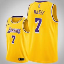 Los Angeles Lakers #7 JaVale McGee Gold Icon  Jersey