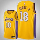 Los Angeles Lakers #18 Joel Berry II Gold Icon  Jersey