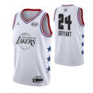 Los Angeles Lakers #24 Kobe Bryant White All-Star Game Jersey