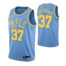 Los Angeles Lakers #37 Kostas Antetokounmpo Blue Classic Jersey