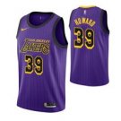 Los Angeles Lakers #39 Dwight Howard Purple  Jersey City
