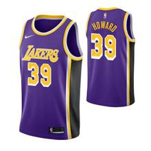 Los Angeles Lakers #39 Dwight Howard Purpletatement  Jersey