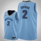 Memphis Grizzlies #2 Kobiimmons Bluetatement  Jersey