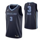 Memphis Grizzlies #3 Grayson Allen Navy Icon Jersey