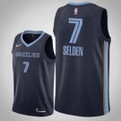 Memphis Grizzlies #7 Wayneelden Navy Icon Jersey