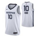 Memphis Grizzlies #10 Ivan Rabb White Jersey