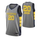 Memphis Grizzlies #20 Josh Jackson Gray Jersey City