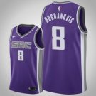 Men'sacramento Kings #8 Bogdan Bogdanovic Purple Icon  Jersey
