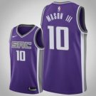 Men'sacramento Kings #10 Frank Mason III Purple Icon  Jersey