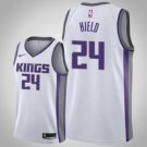 Men'sacramento Kings #24 Buddy Hield White basketball  Jersey